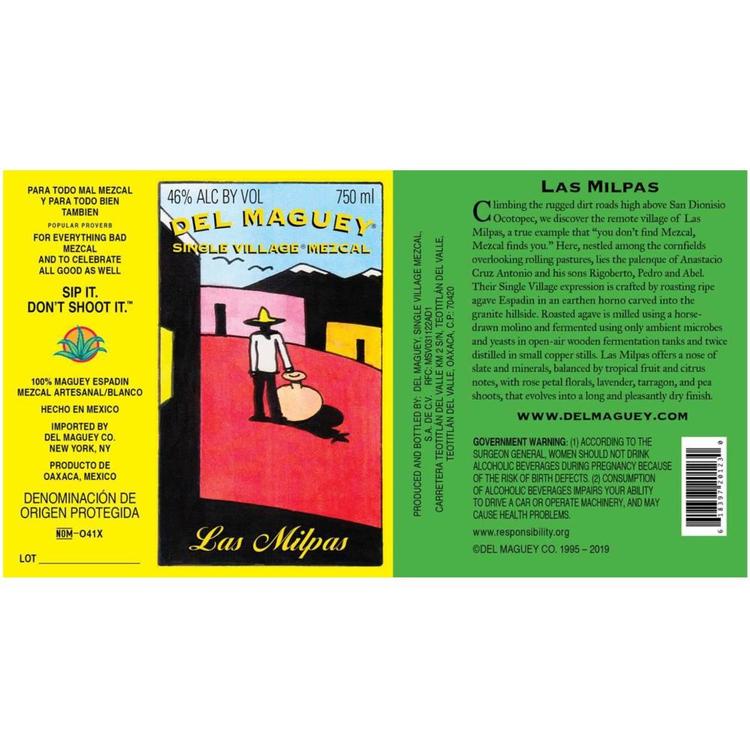 Del Maguey Mezcal Single Village Las Milpas 92 - 750ML