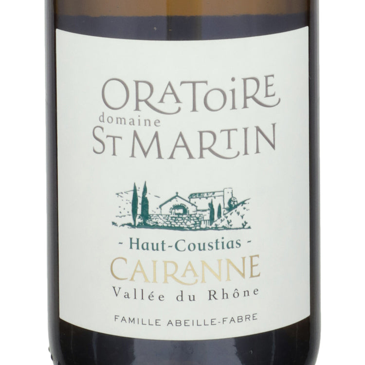 Oratoire St Martin Cairanne Blanc Haut Coustias 2019 - 750ML - Front Label