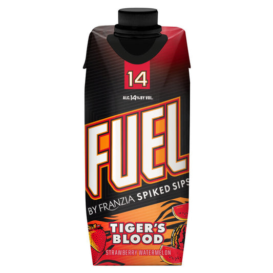 Fuel By Franzia Tiger's Blood Spiked Sips Flavored Wine - 500ML - Front