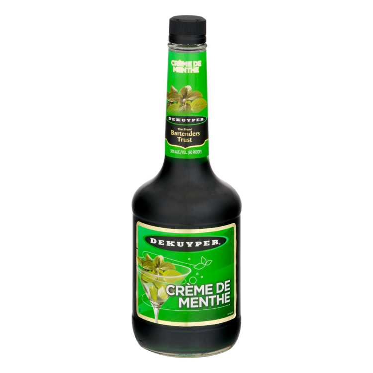 Dekuyper Creme De Menthe Green 60 - 750ML - Front