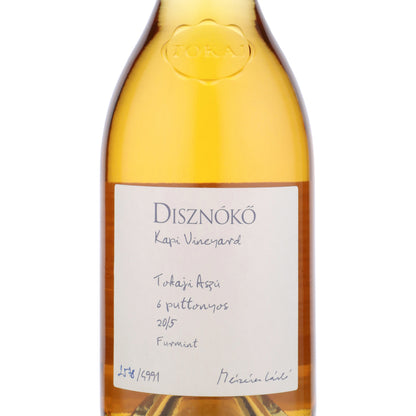 Disznoko Tokaji Aszu 6 Puttonyos Kapi Vineyard 2015 - 500ML - Front Label