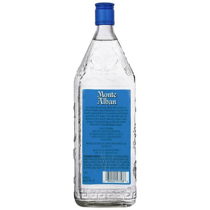 Monte Alban Tequila Silver 80 - 1.75L - Back