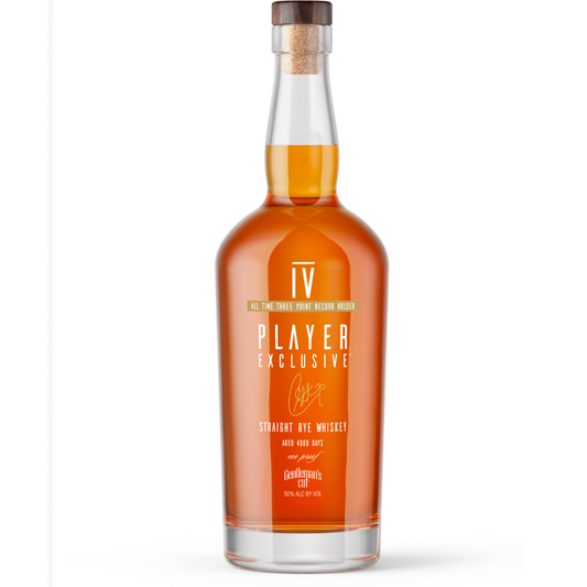 Gentleman's Cut Straight Rye Whiskey Player Exclusive Iv Edition 100 - 750ML - Front