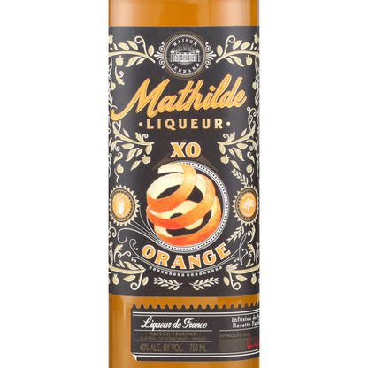 Mathilde Orange & Cognac Liqueur Grand Mathilde Xo 80 - 750ML - Front Label