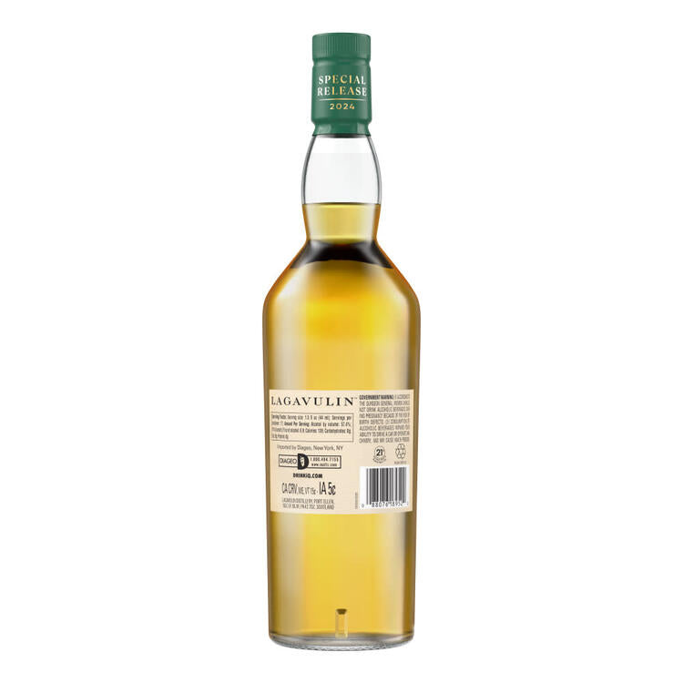 Lagavulin Single Malt Scotch Natural Cask Strength Special Release 202 - 750ML - Back