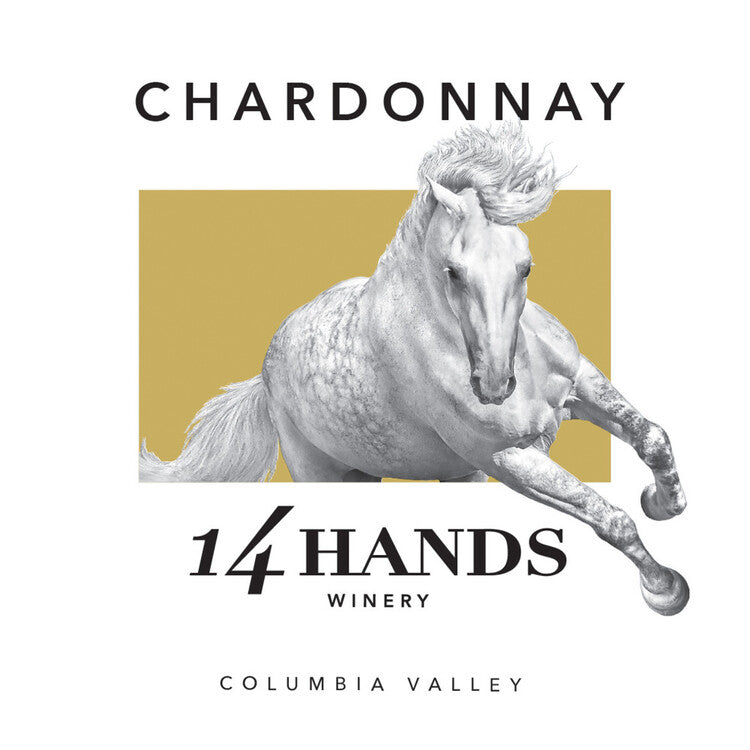 14 Hands Chardonnay Vineyard Select Washington - 750ML - Front Label