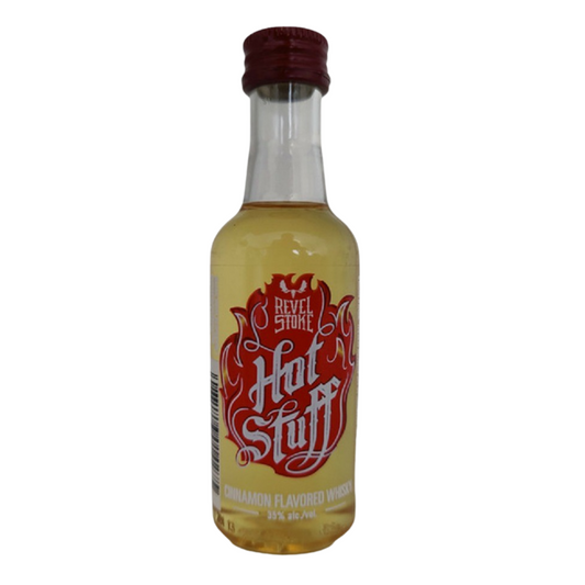Revel Stoke Cinnamon Flavored Whiskey Hot Stuff 70 - 50ML - Front