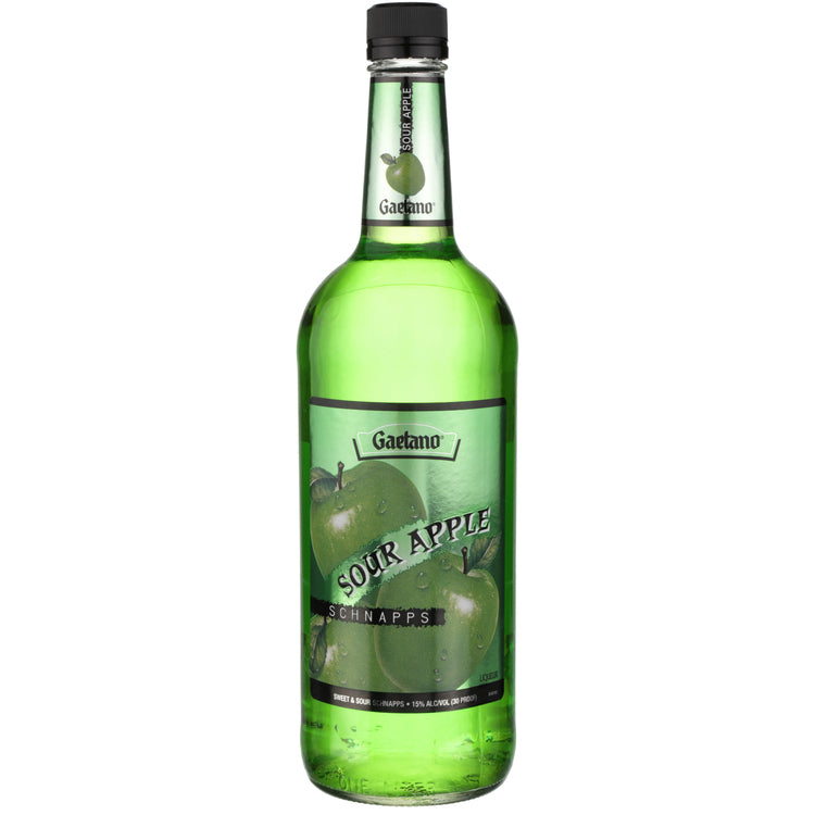 Gaetano Sour Apple Schnapps 30 - 1.0L - Front