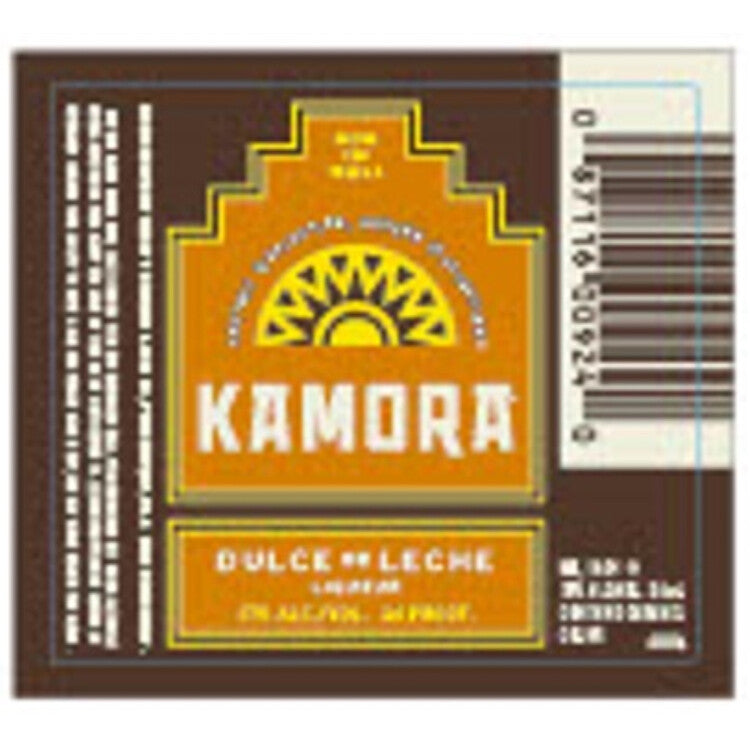 Kamora Cream Liqueur Dulce De Leche 34 - 50ML - Front Label