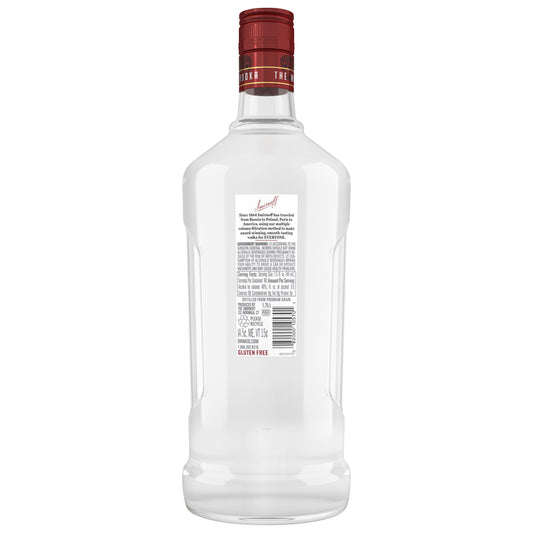 Smirnoff Vodka 80 - 1.75L - Back
