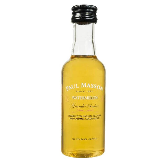 Paul Masson Watermelon Flavored Brandy Grande Amber 54 - 50ML - Front