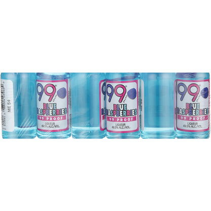 99 Brand Blue Raspberry Schnapps 99 - 50ML - Front Label
