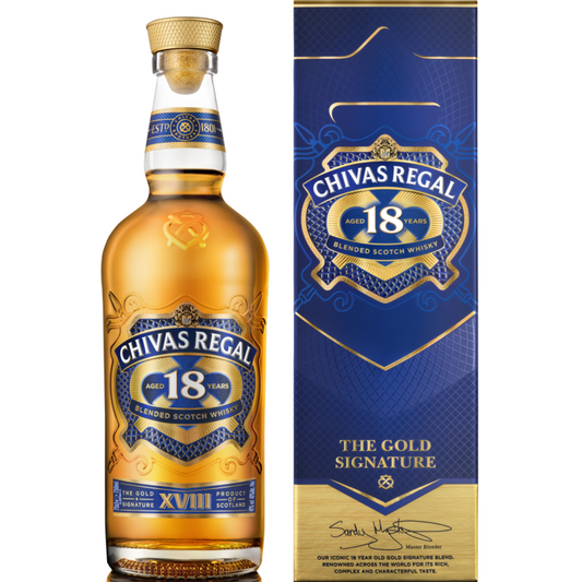 Chivas Regal Blended Scotch Gold Signature 18 Yr 80 - 750ML