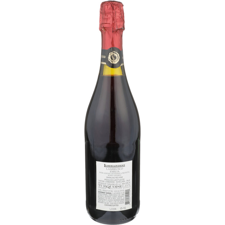 Lombardini Lambrusco Amabile Emilia - 750ML - Back