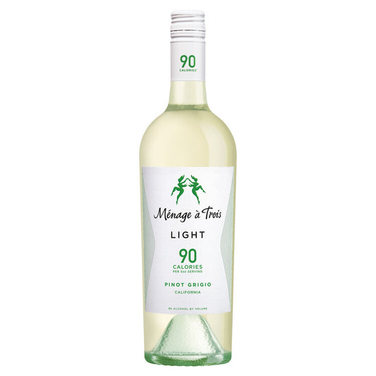 Menage A Trois Pinot Grigio Light California - 750ML - Front