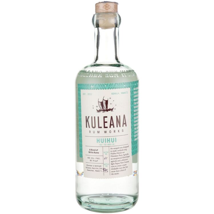 Kuleana Rum Works Rhum Agricole Hawaiian Rum Agricole 80 - 750ML