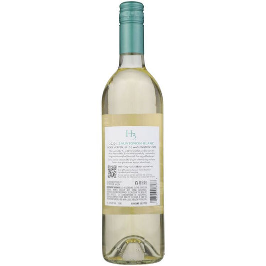 H3 Sauvignon Blanc Horse Heaven Hills - 750ML - Back