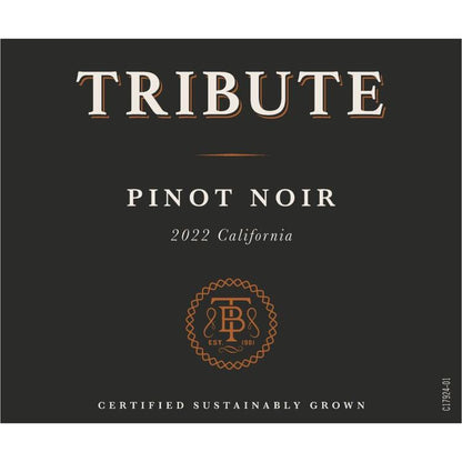 Tribute Pinot Noir Monterey County - 750ML - Front Label