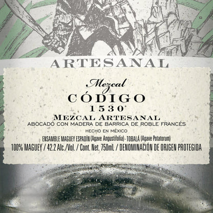 Codigo 1530 Mezcal Artesanal Joven 84.4 - 750ML - Front Label