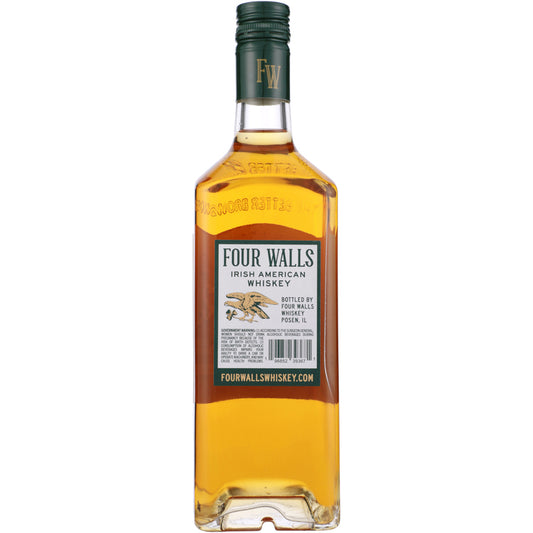 Four Walls Whiskey Irish & American Blend 80 - 750ML - Back