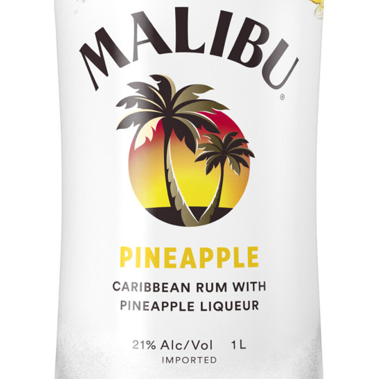 Malibu Pineapple Flavored Rum 42 - 1.0L