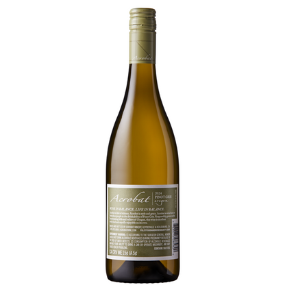 Acrobat Pinot Gris Oregon 2024 - 750ML - Back