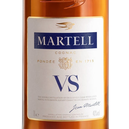 Martell Cognac Vs 80 - 1.0L - Front Label