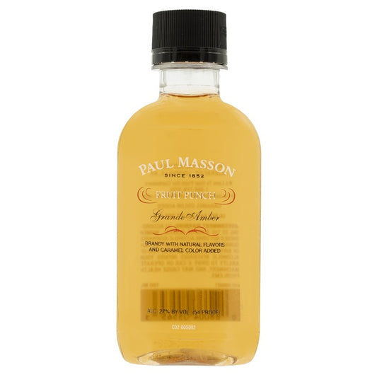 Paul Masson Fruit Punch Flavored Brandy Grande Amber 54 - 100ML - Front