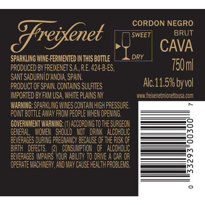 Freixenet Cava Brut Cordon Negro - 187ML