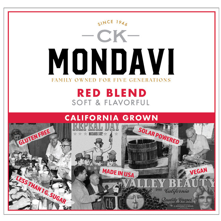 Ck Mondavi Red Wine California - 750ML - Front Label