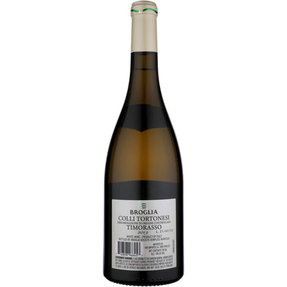 Broglia Timorasso Derthona Colli Tortonesi 2019 - 750ML - Back