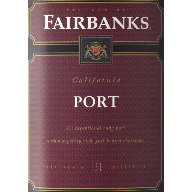 Fairbanks Port California - 1.5L - Front Label