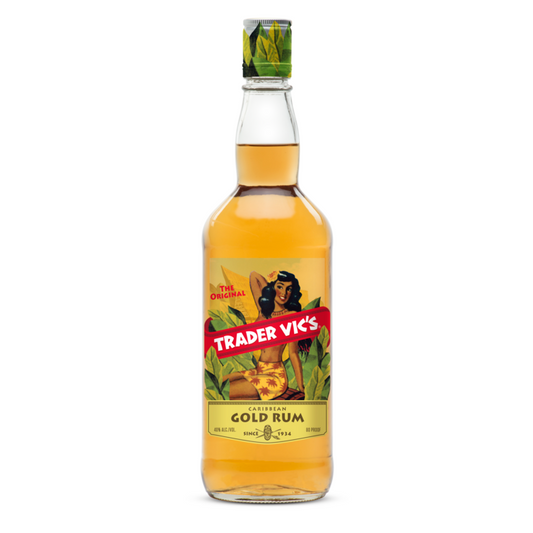 Trader Vic's Gold Rum 80 - 750ML - Front