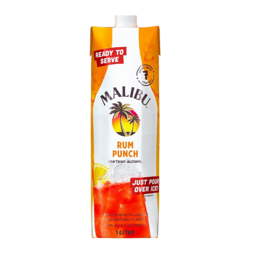 Malibu Tropical Cocktails Rts Rum Punch 25 - 1.0L