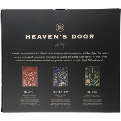 Heaven's Door Trilogy Collection Combo 1 Each Straight Bourbon 92, Dou - 200ML - Back