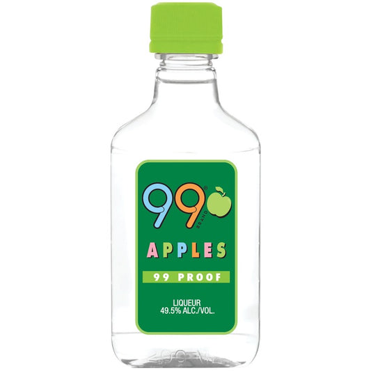 99 Brand Apple Schnapps 99 - 200ML - Front