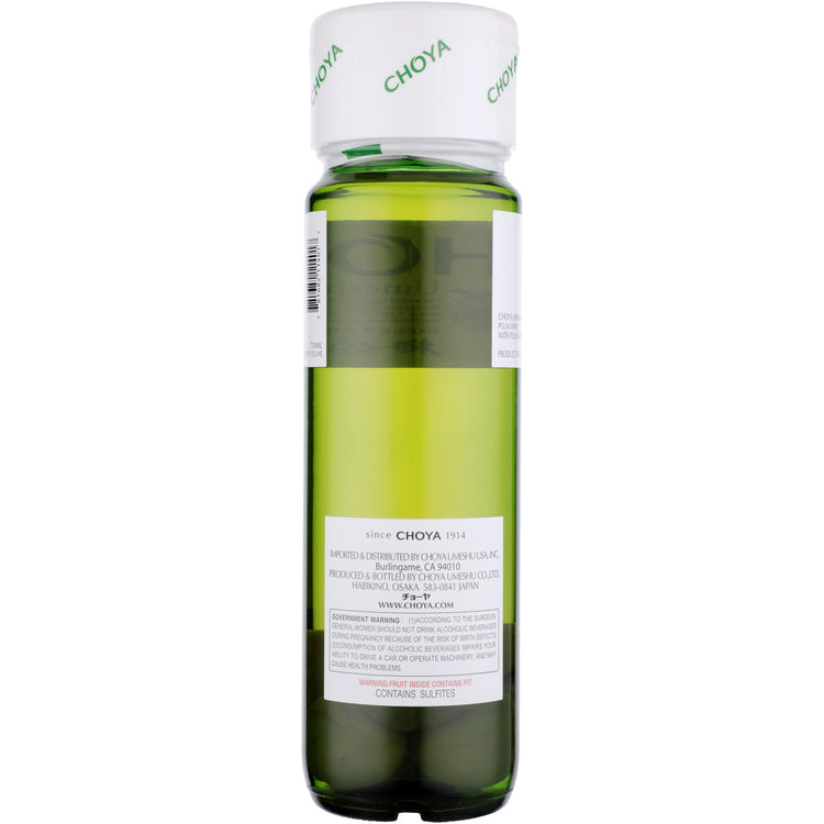 Choya Plum Wine Umeshu With Fruit - 750ML - Back