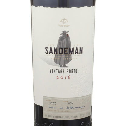 Sandeman Porto Vintage 2018 - 750ML - Front Label