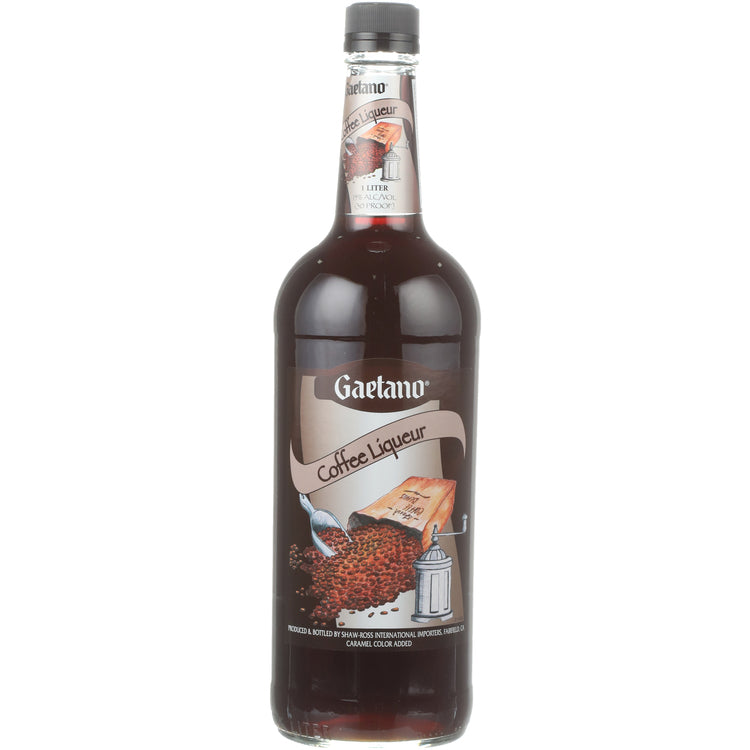 Gaetano Coffee Liqueur 30 - 1.0L - Front