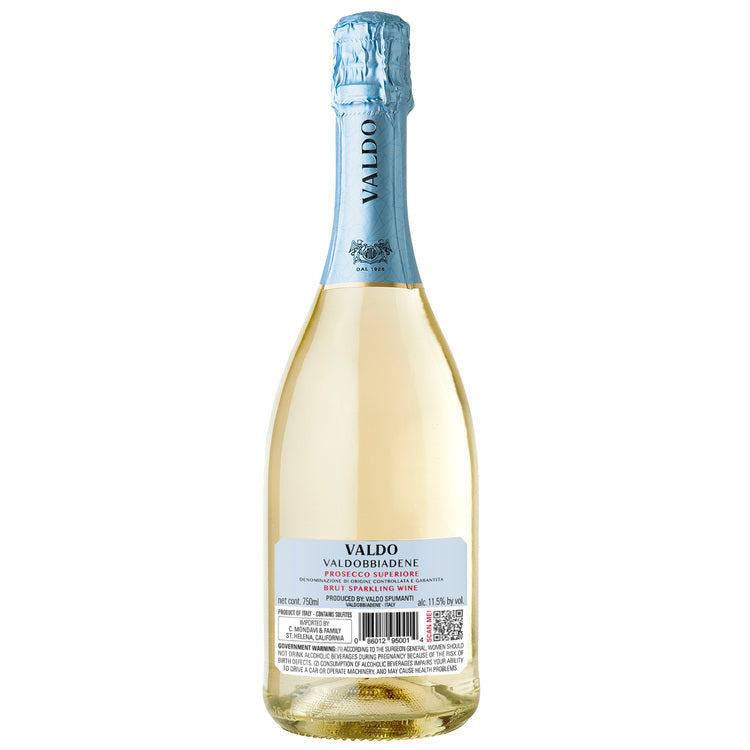 Valdo Valdobbiadene Prosecco Superiore Brut - 750ML - Back