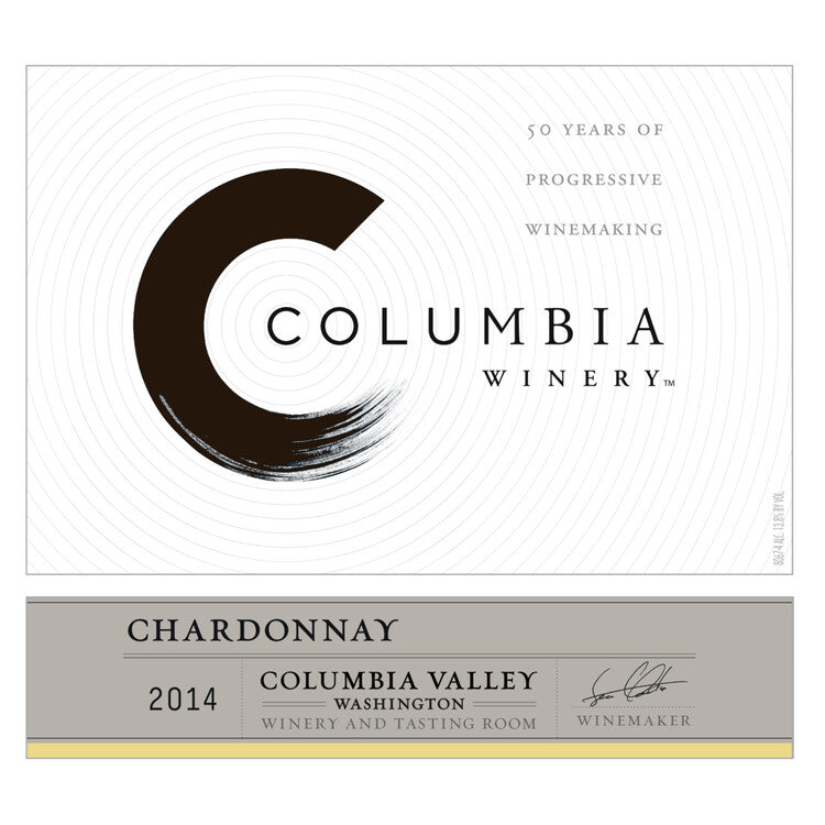 Columbia Winery Chardonnay Columbia Valley - 750ML - Front Label