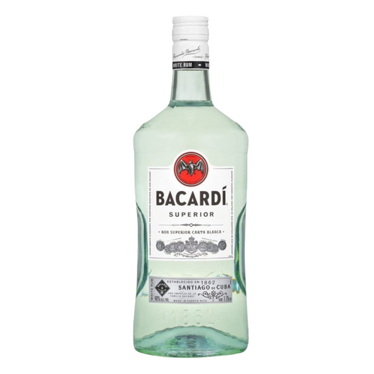 Bacardi Light Rum Superior 80 Halloween Label - 1.75L
