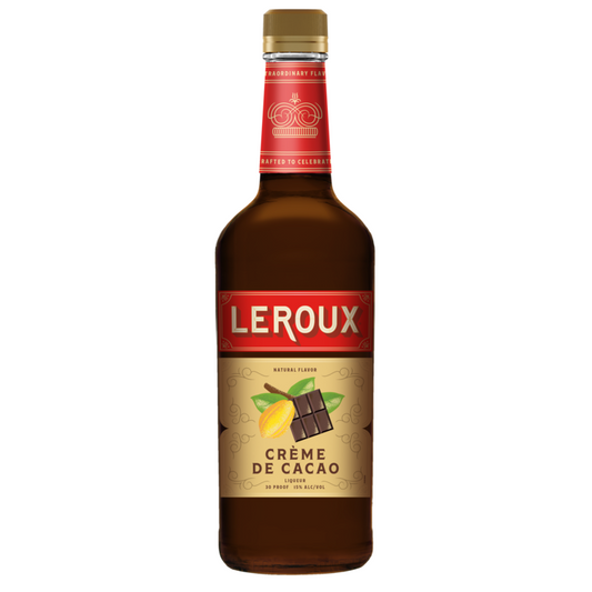 Leroux Creme De Cacao 30 - 750ML - Front