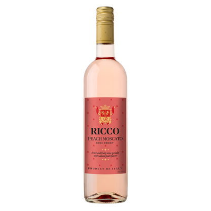 Ricco Peach Moscato - 750ML - Front
