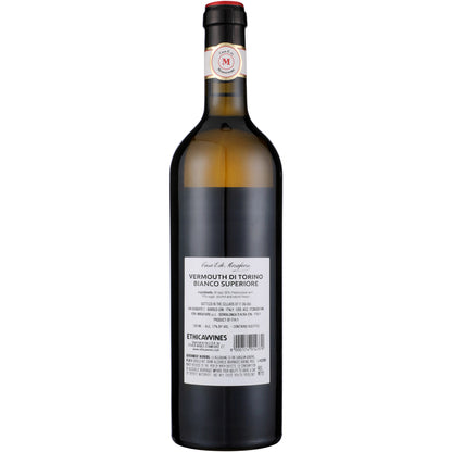 Casa E. De Mirafiore Vermouth Di Torino Bianco Superiore - 750ML - Back