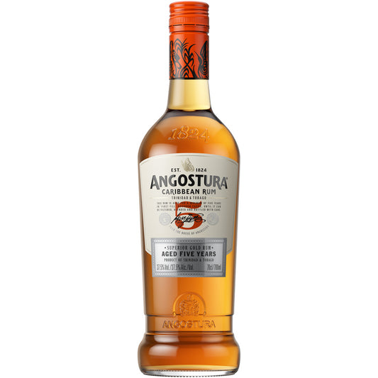 Angostura Aged Rum Superior 5 Yr 80 - 750ML - Front