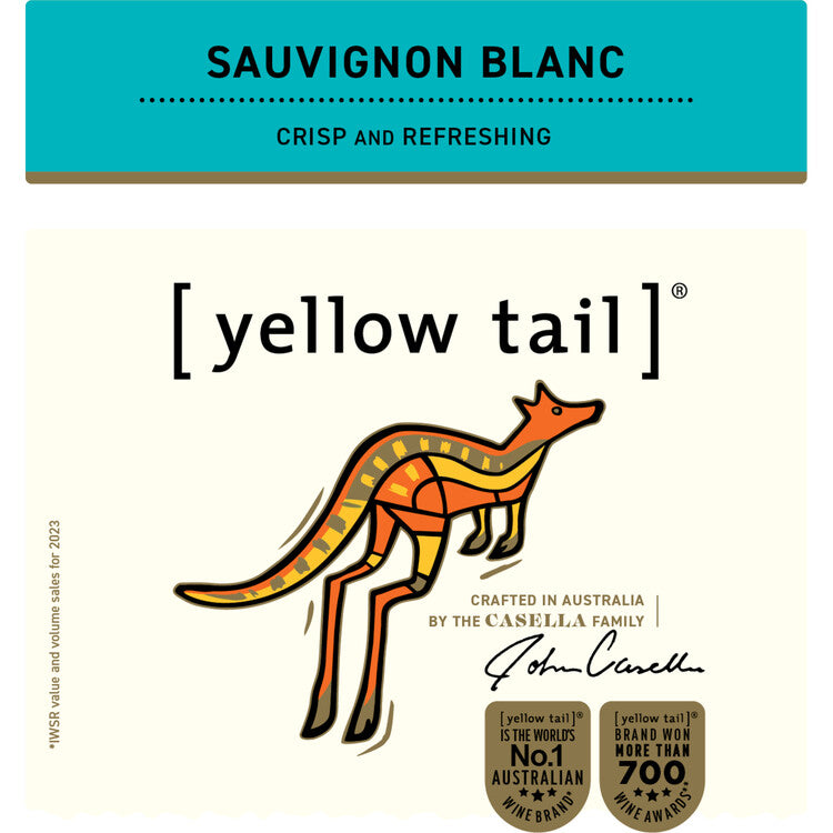 Yellow Tail Sauvignon Blanc South Eastern Australia - 1.5L - Front Label