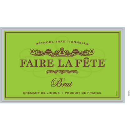 Faire La Fete Cremant De Limoux Brut - 750ML - Front Label
