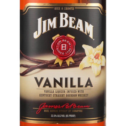 Jim Beam Vanilla Flavored Whiskey 65 - 1.75L