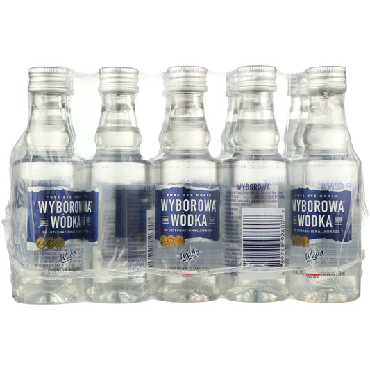 Wyborowa Vodka Pure Rye Grain 80 - 50ML - Front